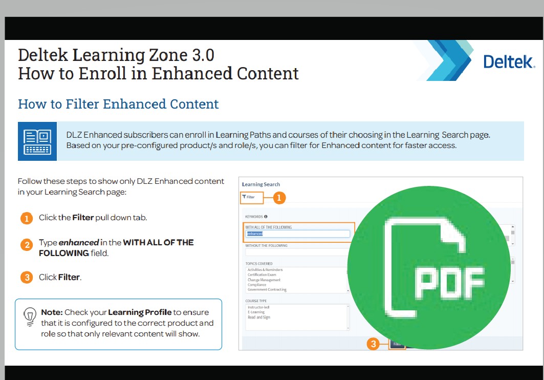 Deltek Learning Zone DLZ 