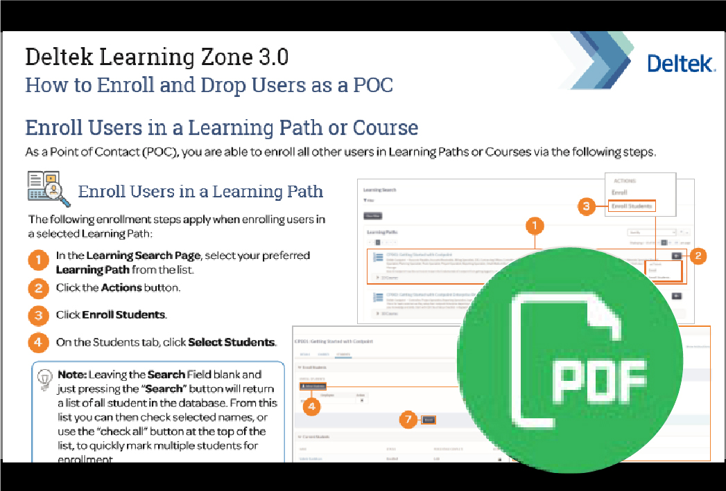 Deltek Learning Zone DLZ 