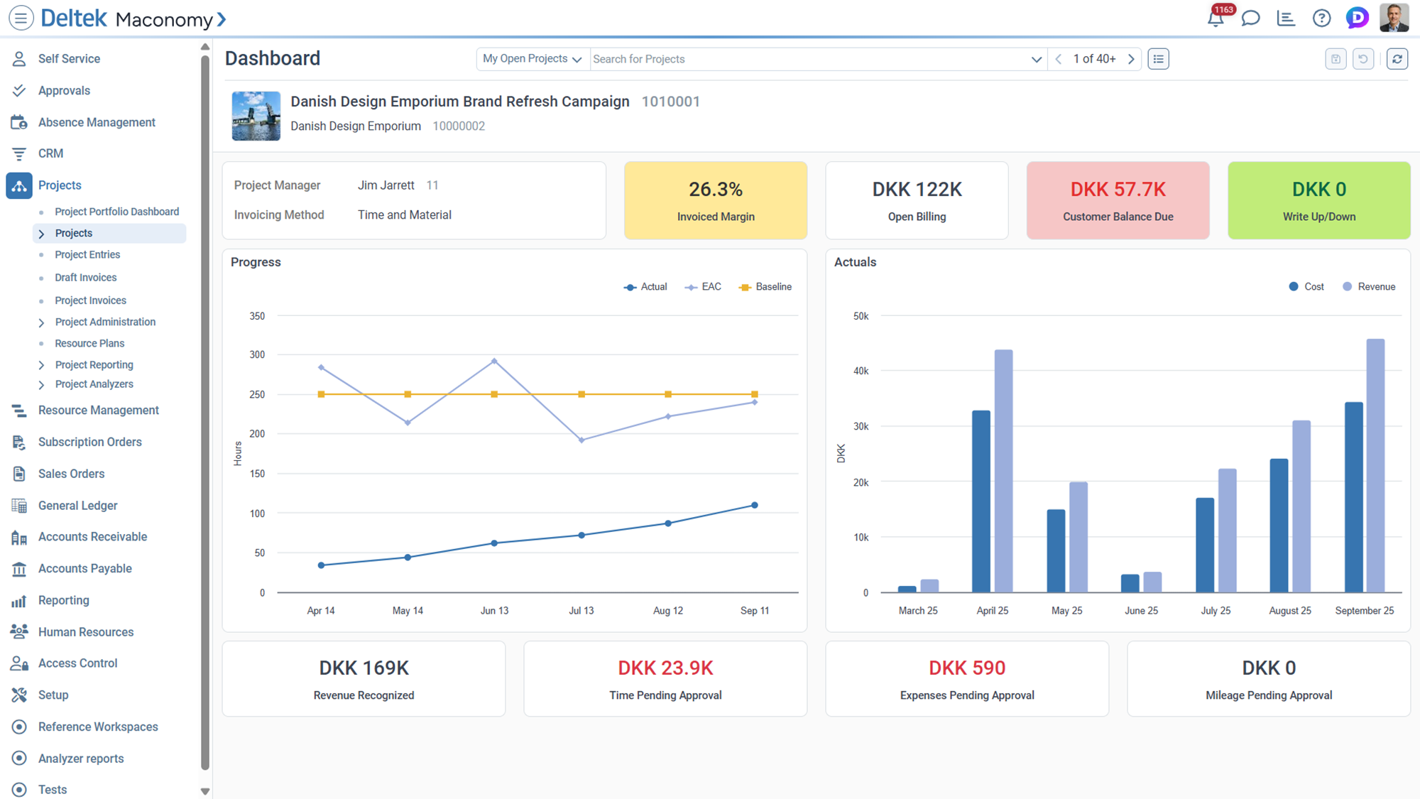 Modern Look & Feel interface showing lighter color scheme and updated design elements