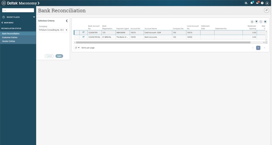 Bank Reconciliation