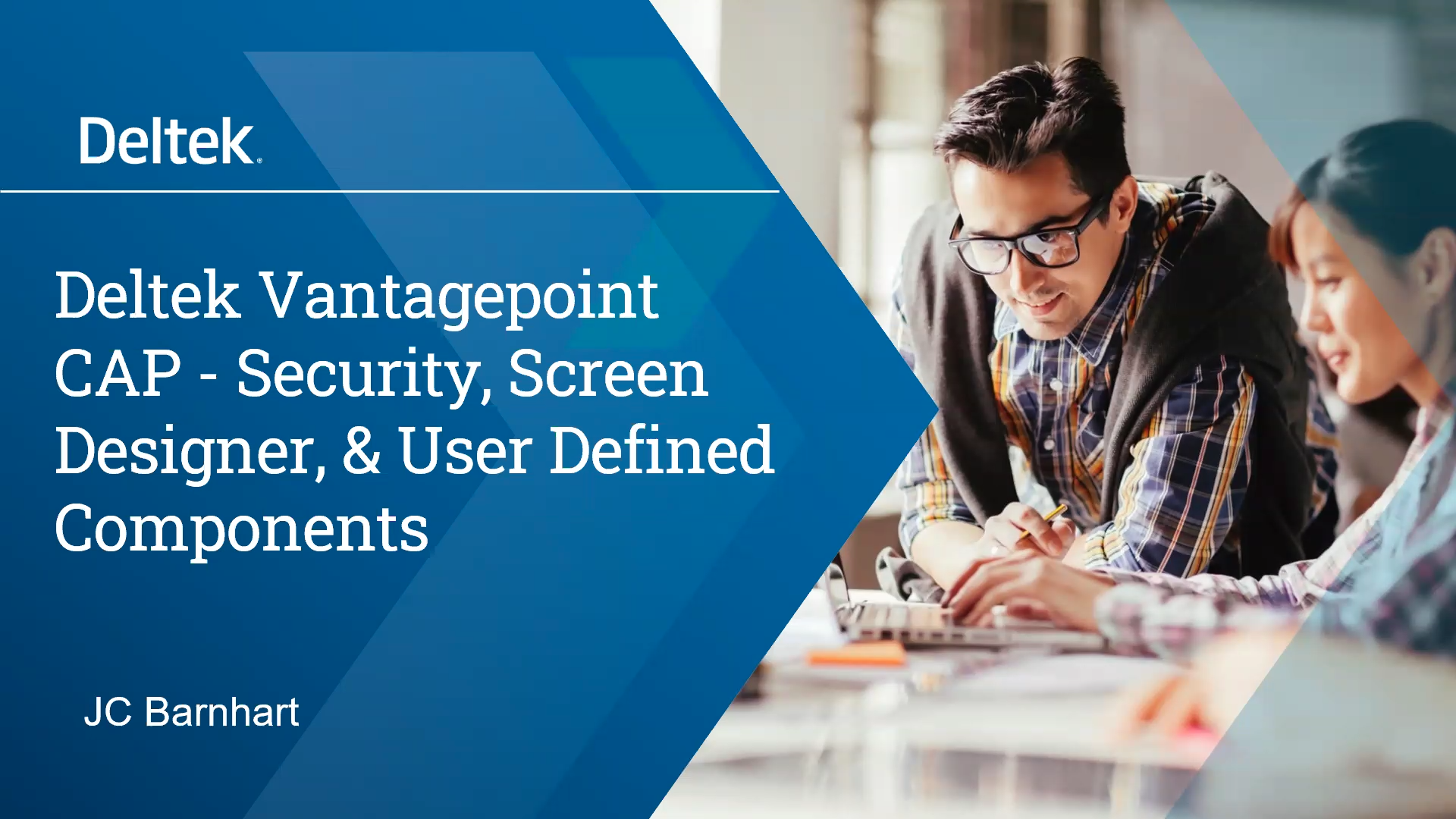 Security, Screen Designer, and User Defined Components